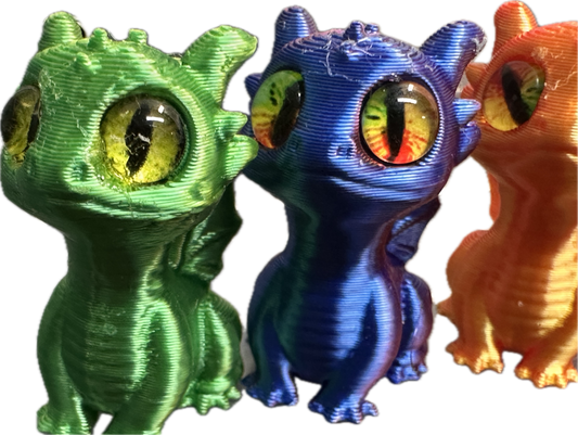 3D Dragon Bead/ beadable pen/ clay bead/ keychain bead/DIY/ cat eyes