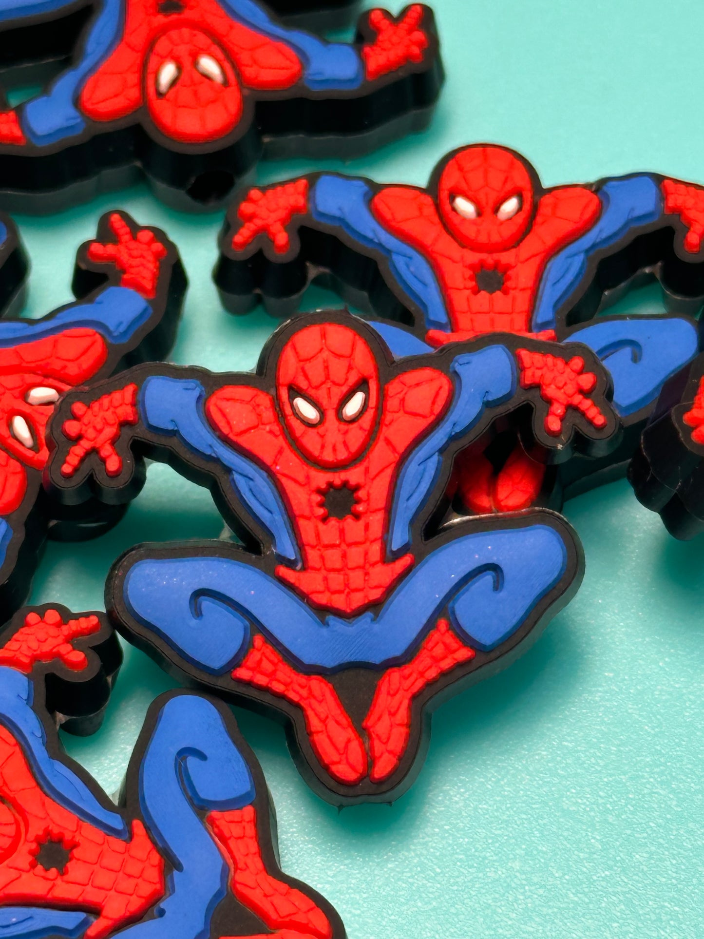 Spider silicone focal bead