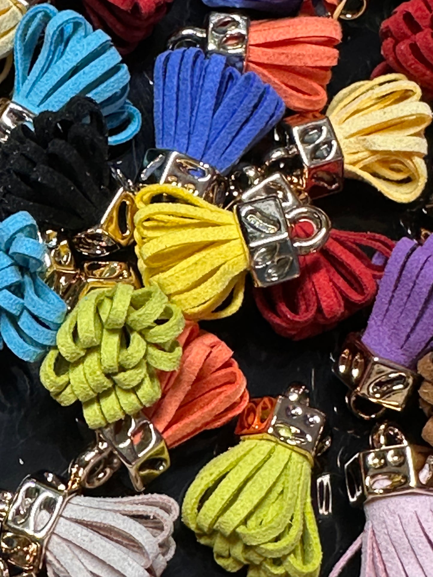 Keychain tassels / tassel pendants