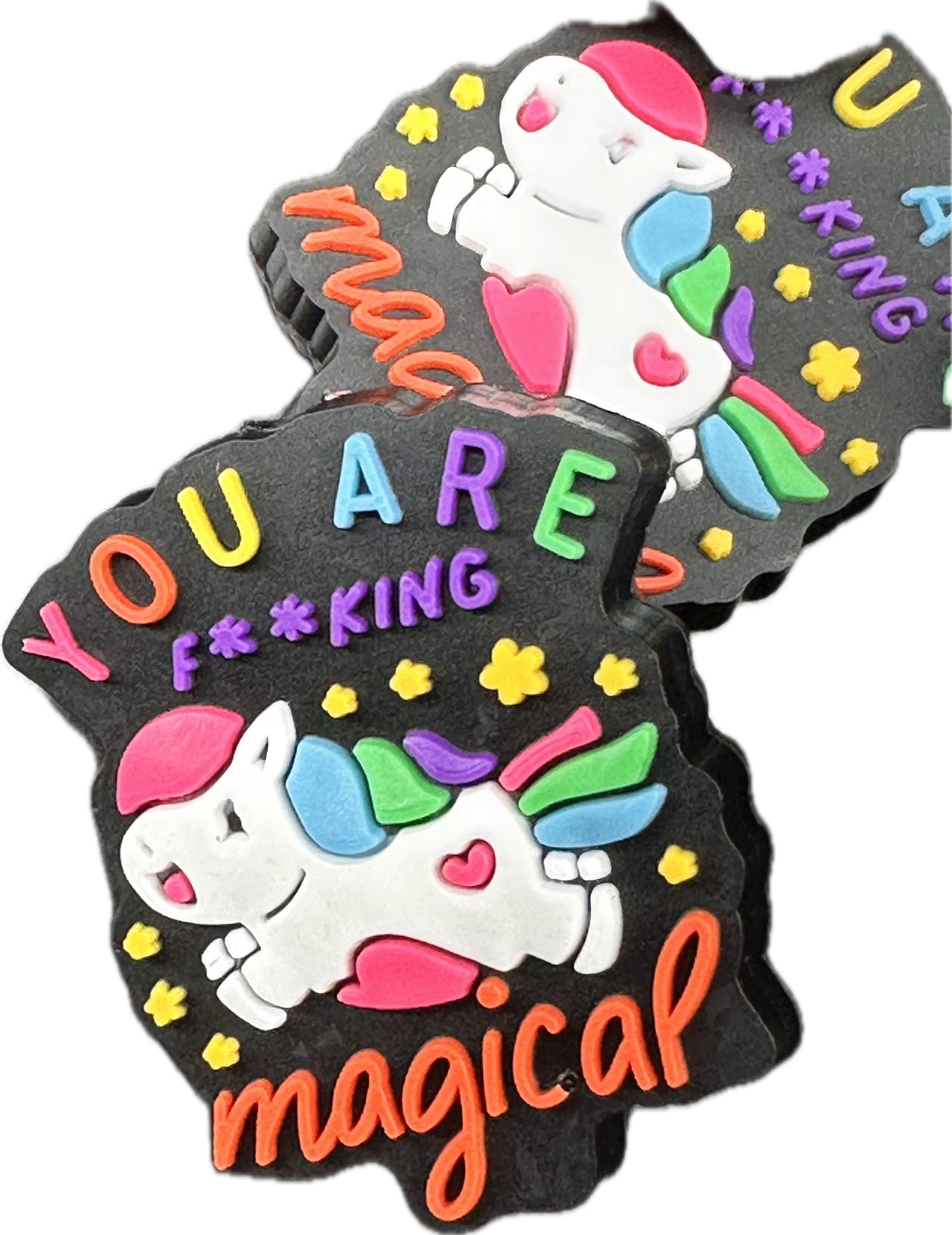 Unicorn Focal Bead/ beadable pen/ Silicone bead/ keychain bead/DIY/unicorn/rainbow