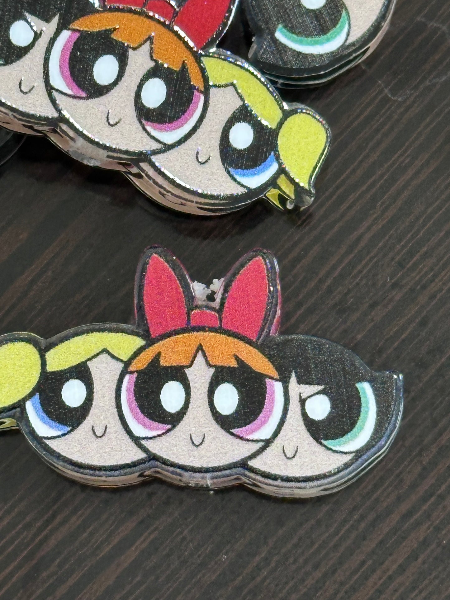 PPG acrylic focal bead- set of 2/ focal bead/ pen beading / keychain bead / girls