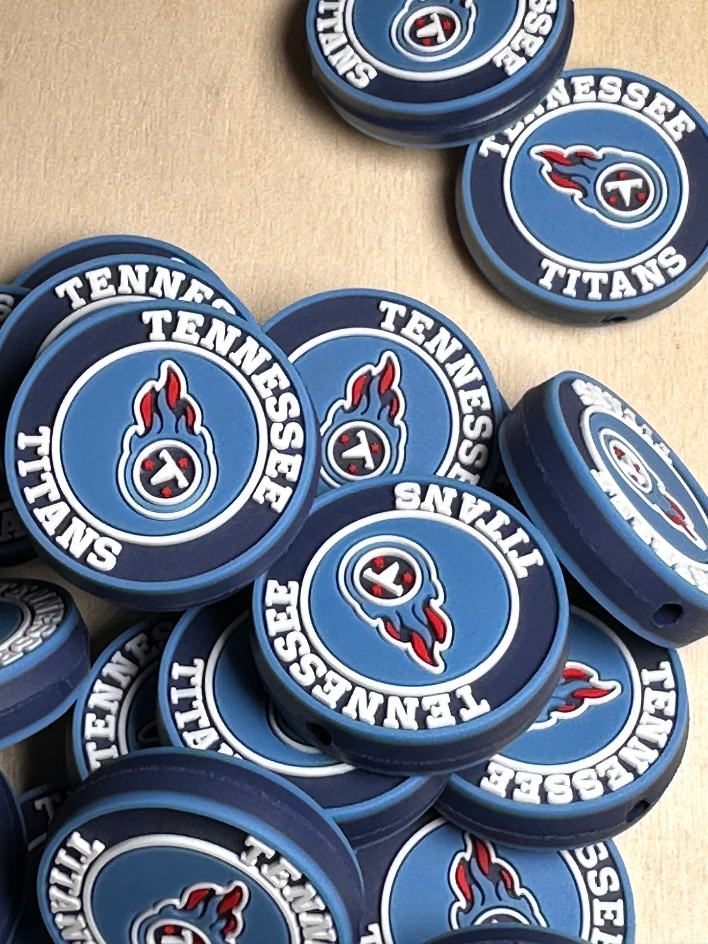 Tennessee Titans Football team focal bead / football