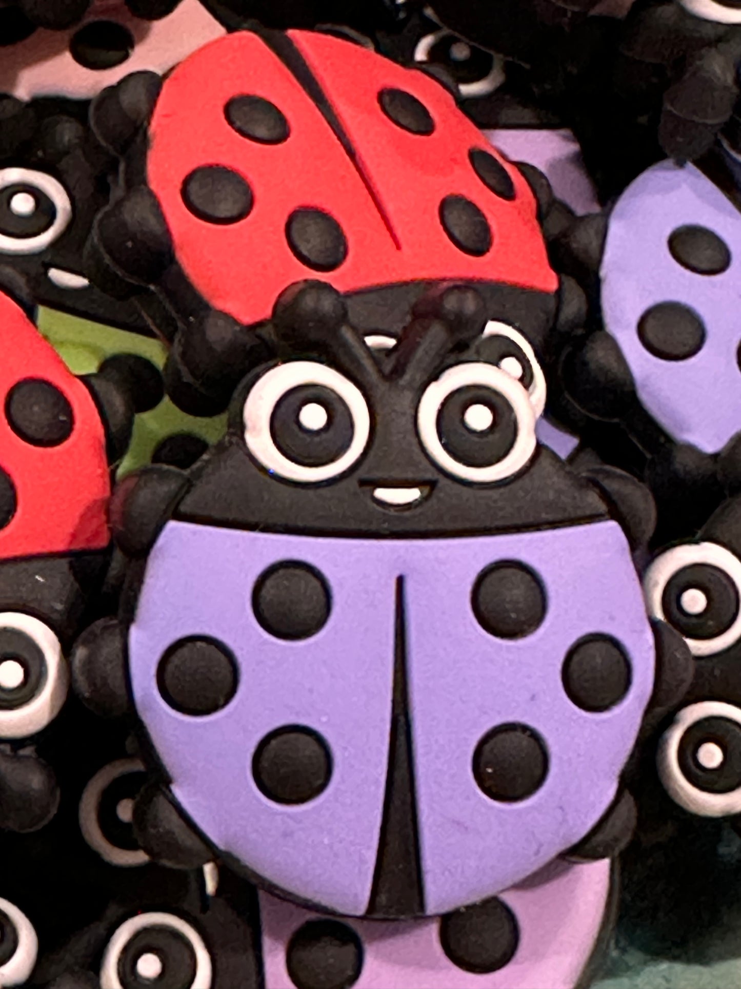 Lady bug shaped Focal Bead / ladybug