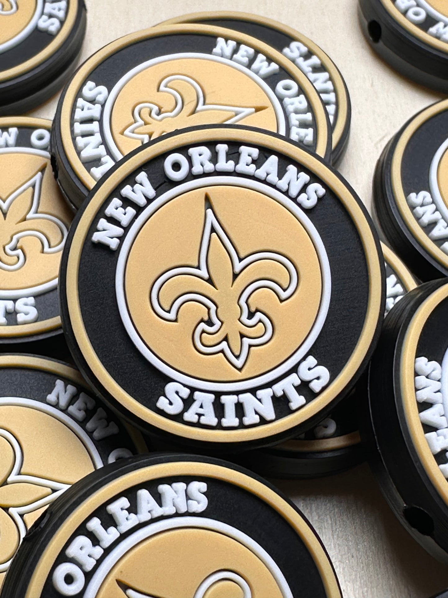 New Orleans Saints Football team focal bead / football