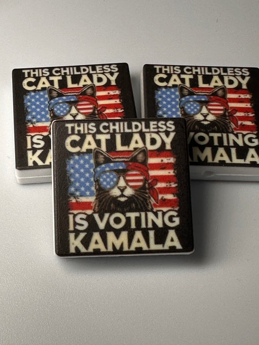 Kamala Harris / Presidential election Focal Bead / 2024 / design 6