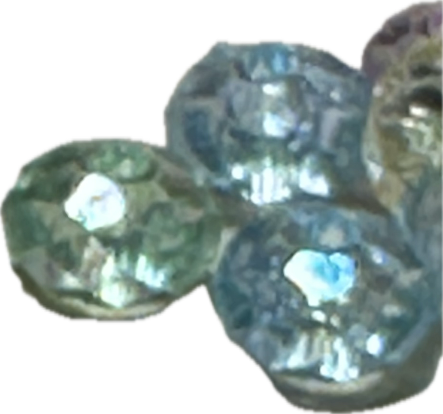Acrylic faceted clear beads / see thru beads/clear 8x6mm beads/ sparkle beads/ pen beading beads/ bling beads/ keychain beads/ DIY