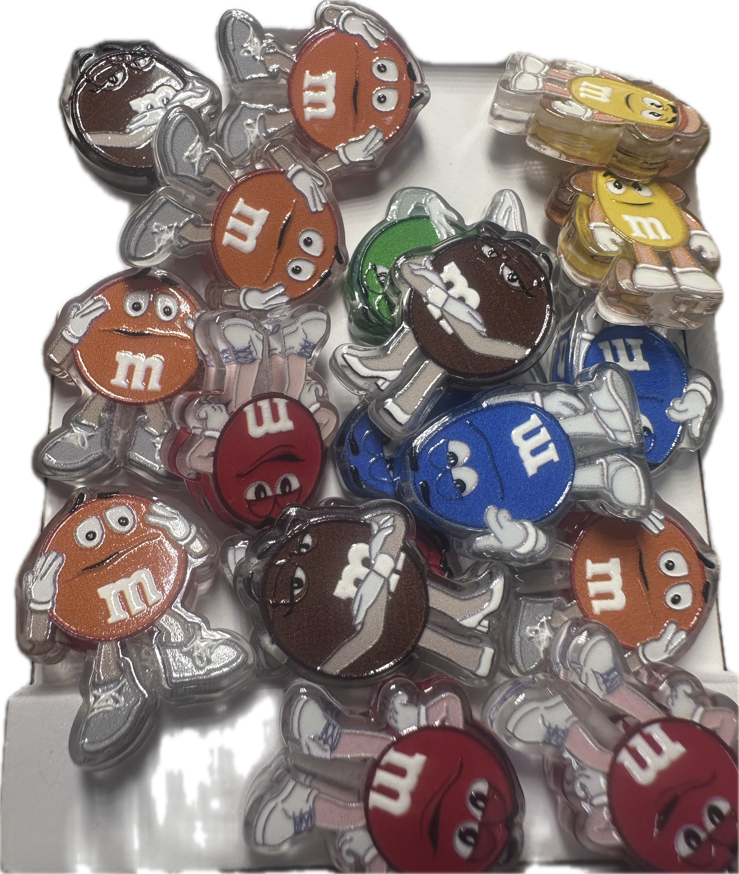 Candy acrylic focal bead- set of 2/ focal bead/ pen beading / keychain bead / Colorful chocolate candy