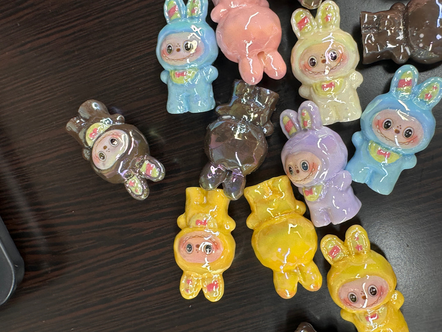 Labubu monster acrylic beads/ Five (5) beads included assorted colors/pen beading beads / keychain beads/ DIY