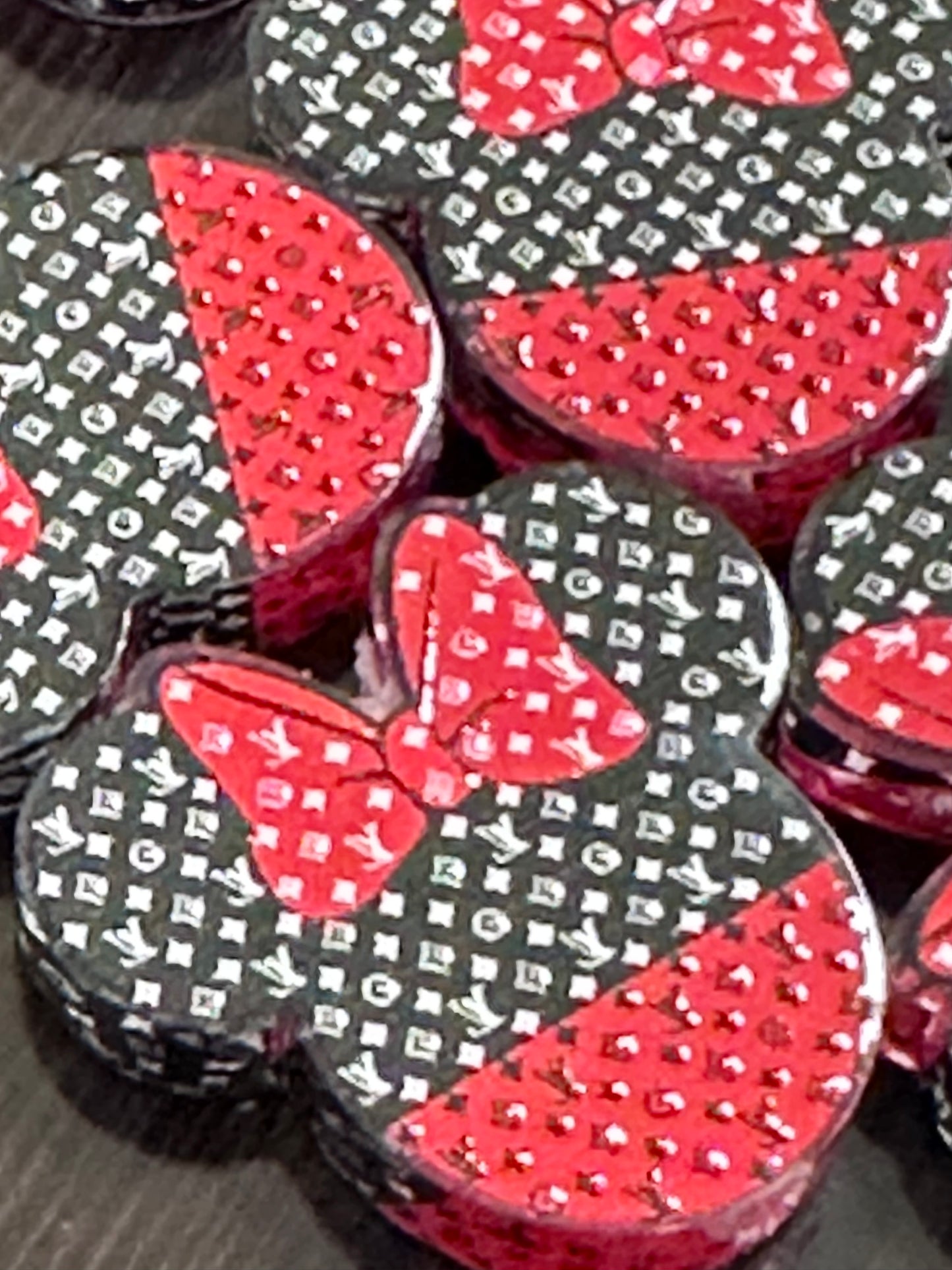 Favorite acrylic focal bead- set of 2/ focal bead/ pen beading / keychain bead/