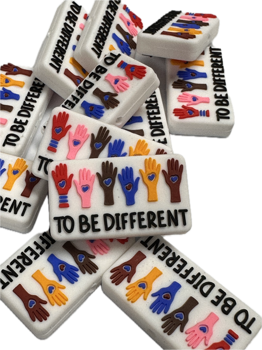 Be Different silicone focal bead/ DIY bead for key chains -pen beading- mirror charms