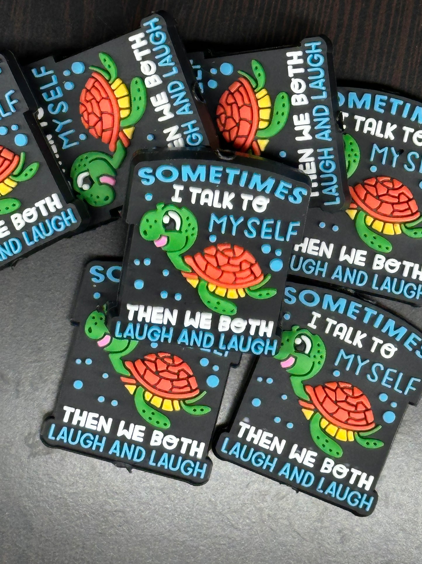 Turtle Focal Bead/ beadable pen/ Silicone bead/ keychain bead/