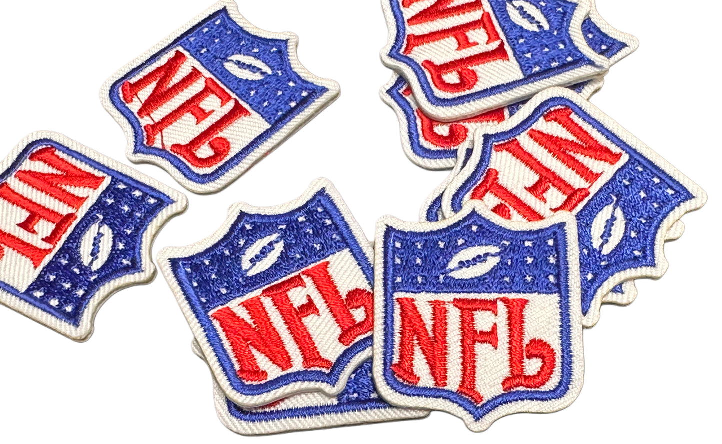 SPORTS IRON ON PATCH/ SIZE SMALL/ QUALITY MATERIAL/FABRIC PATCHES/FOOTBALL