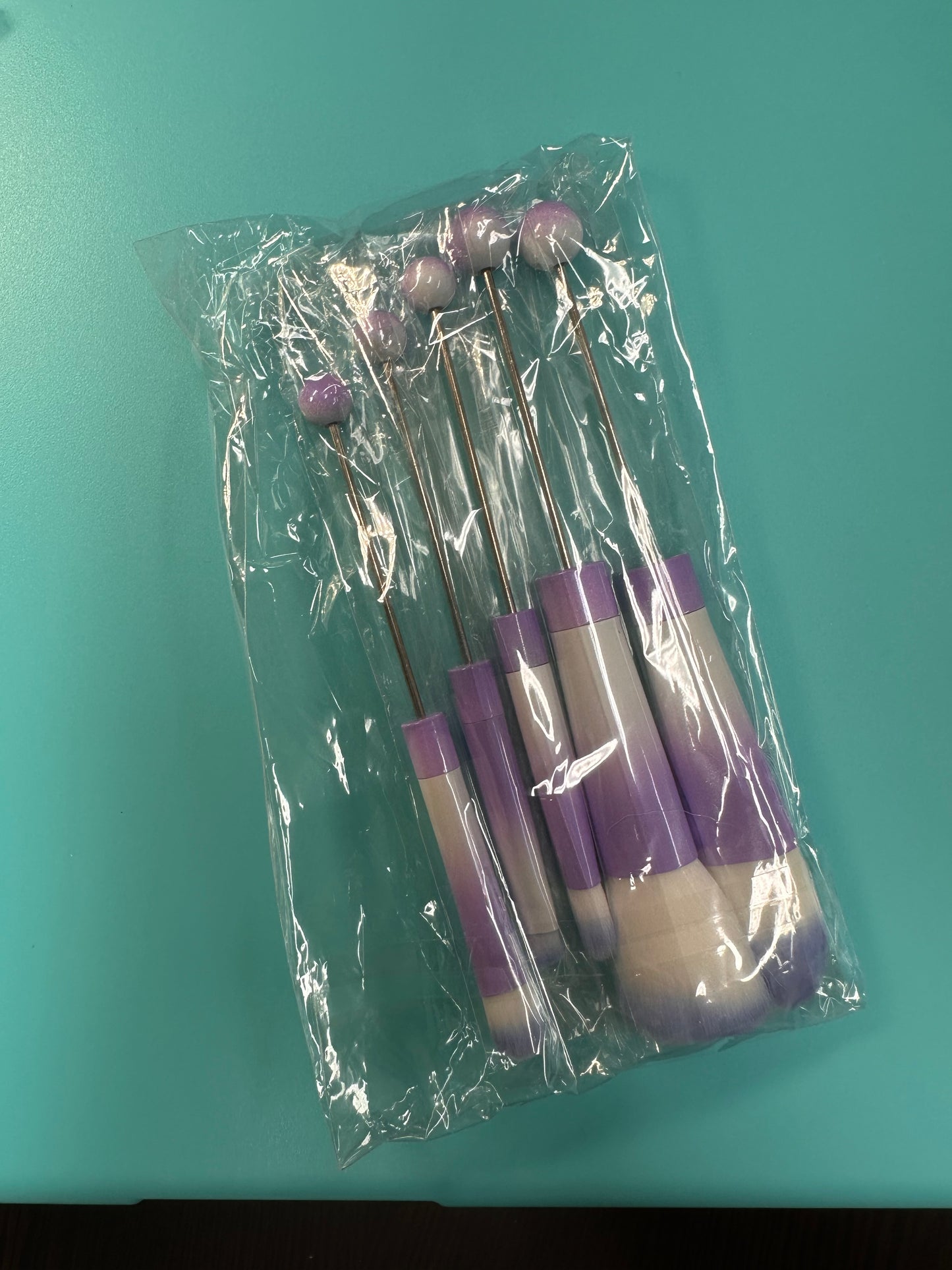 Beadable Make up brush set/ beadable items