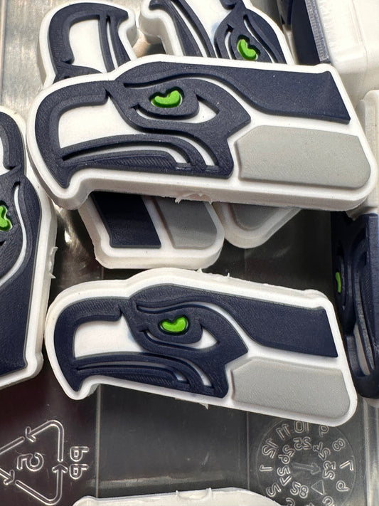 NEW! Seattle Seahawks focal bead #3