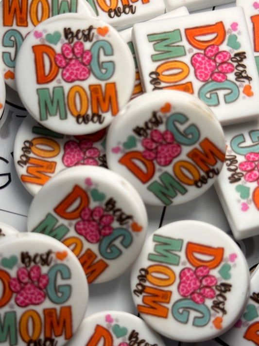 Dog mom focal bead