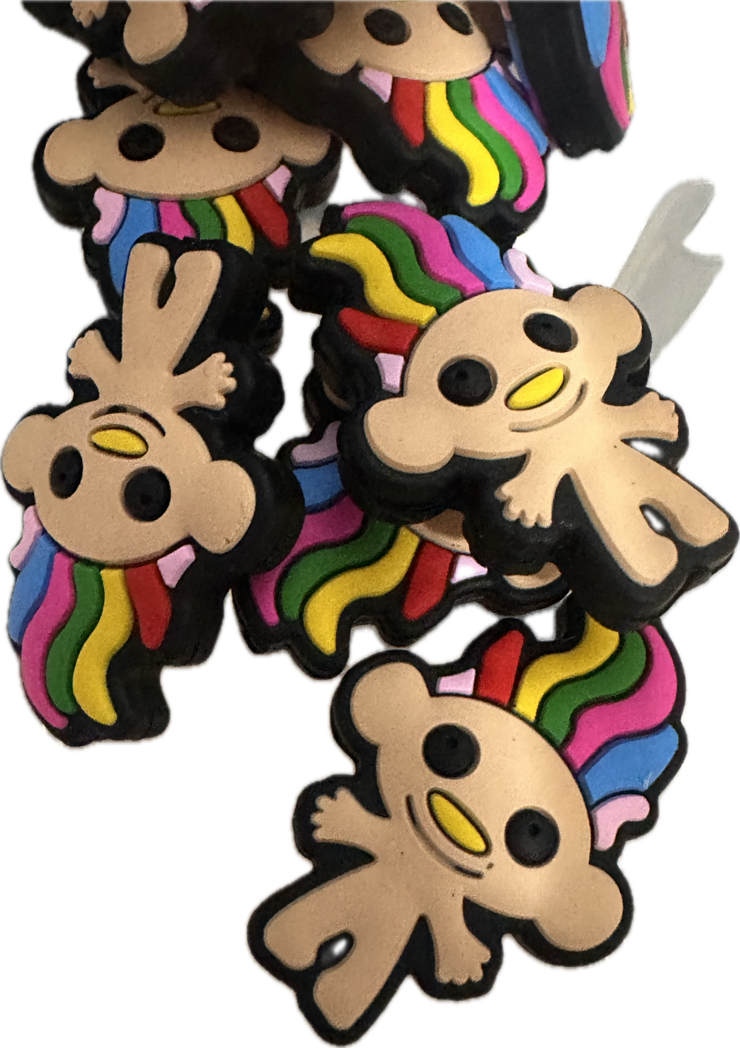 Troll silicone focal bead / lucky doll