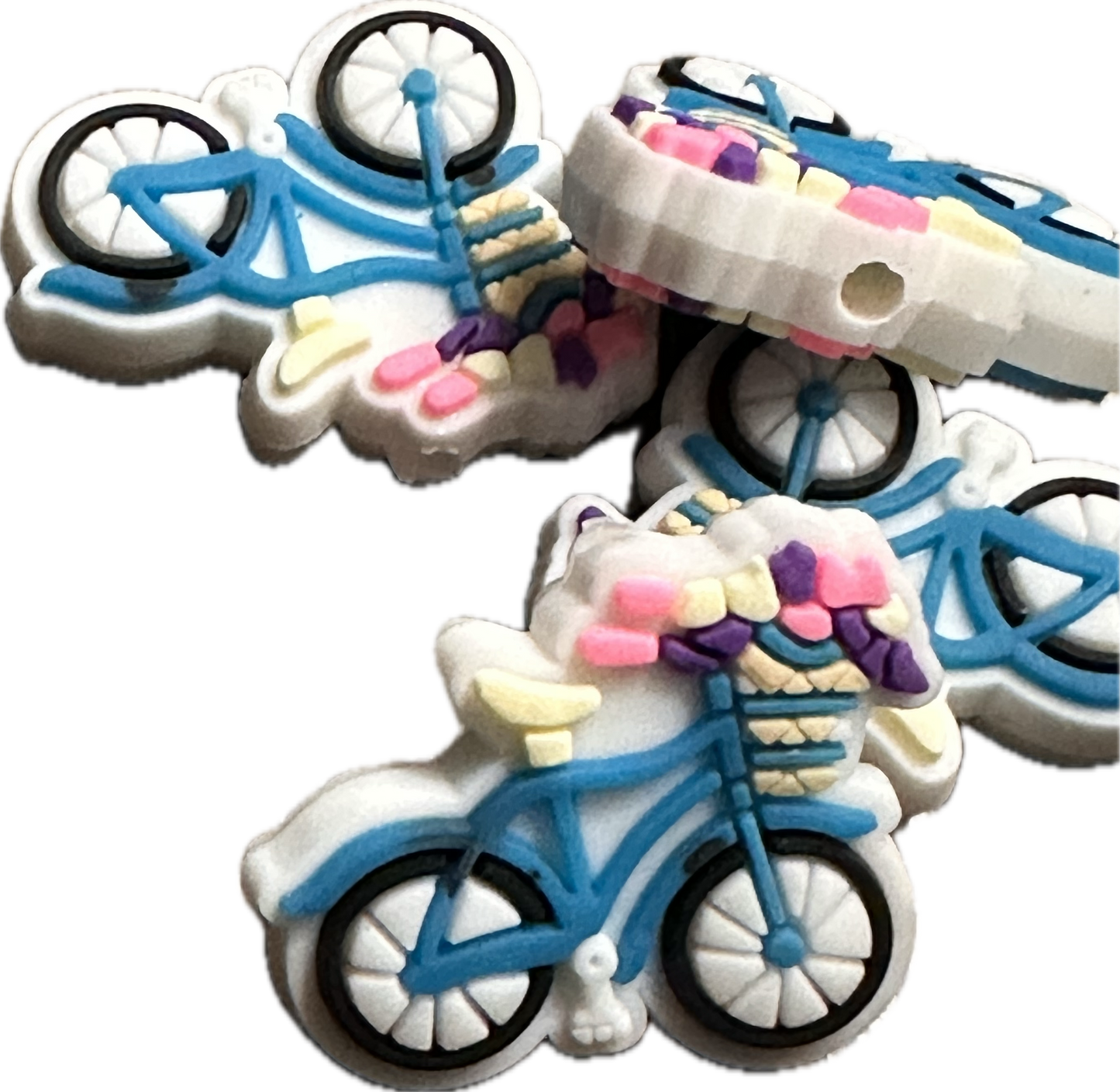 Bicycle / Focal Bead/ beadable pen/ Silicone  bead/ keychain bead/