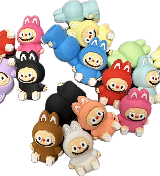 3D LaBubu focal bead/ silicone bead for pen beading/monster