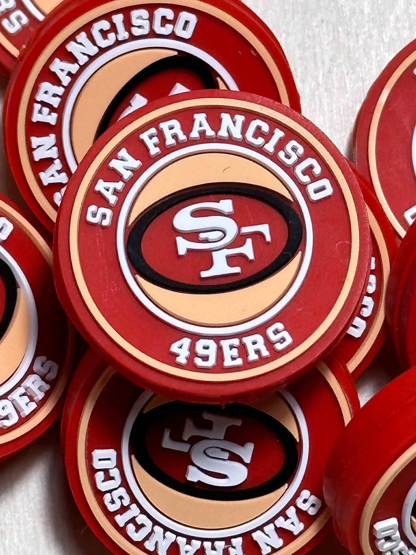 SF 49ers focal bead