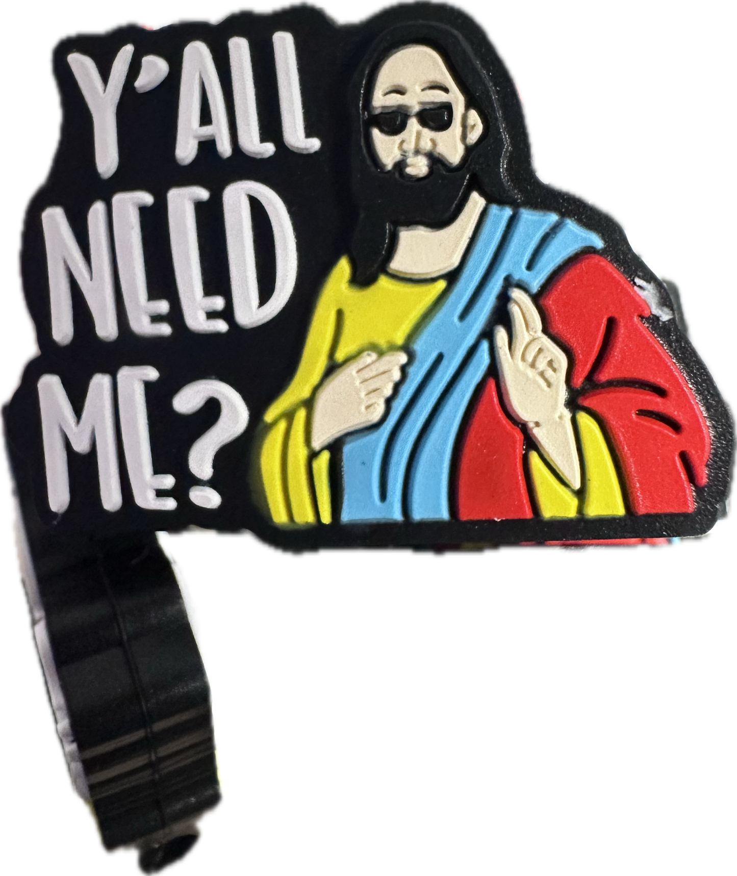 Jesus /God/ Focal Bead/ beadable pen/ Silicone bead/ keychain bead/Faith/Jesus/ Christian
