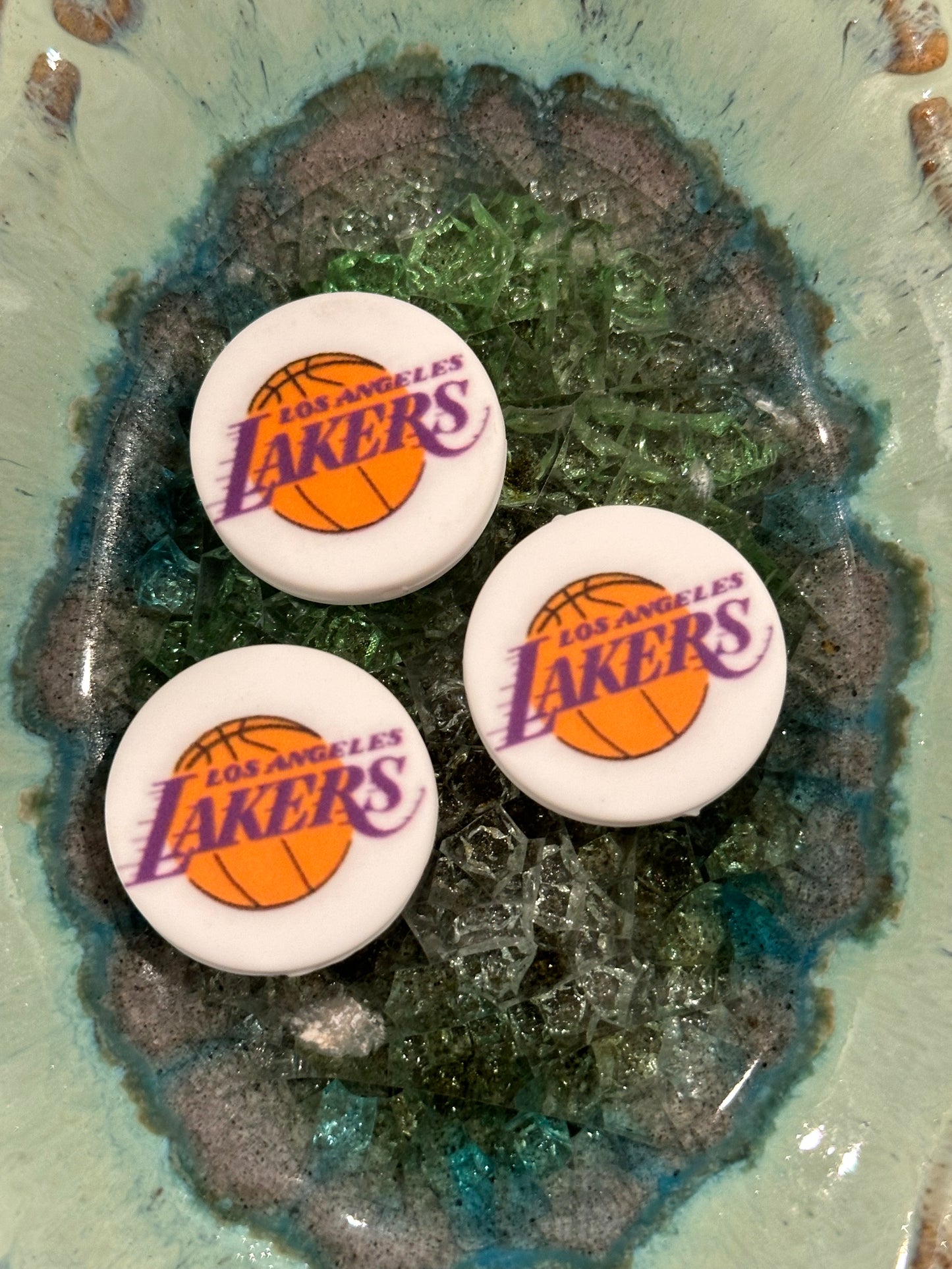 LA Lakers focal bead / basketball