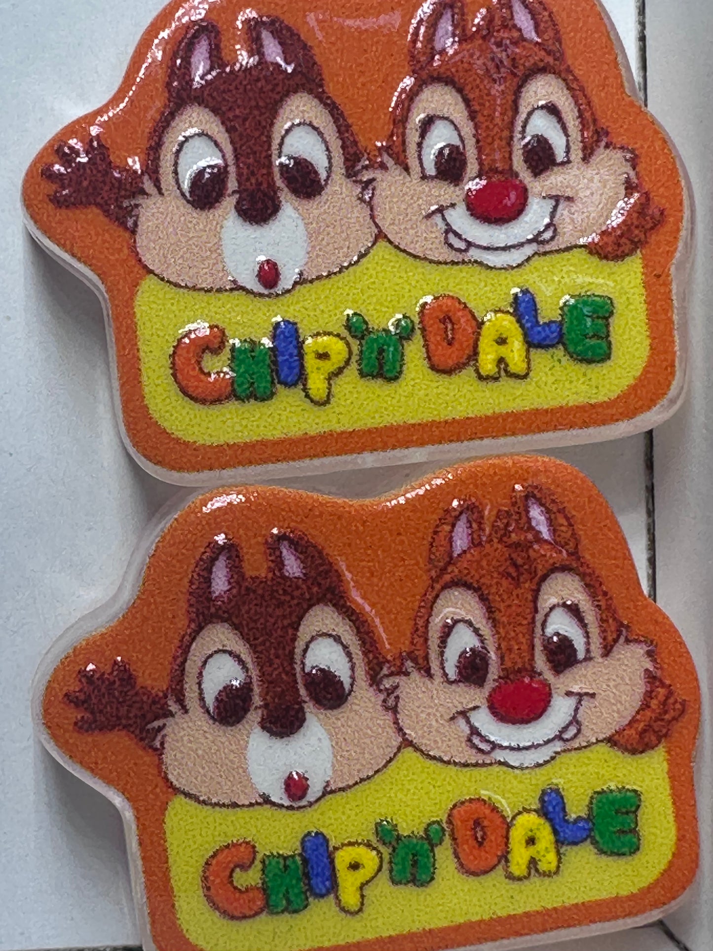 Acrylic focal bead- set of 2/ focal bead/ pen beading / keychain bead