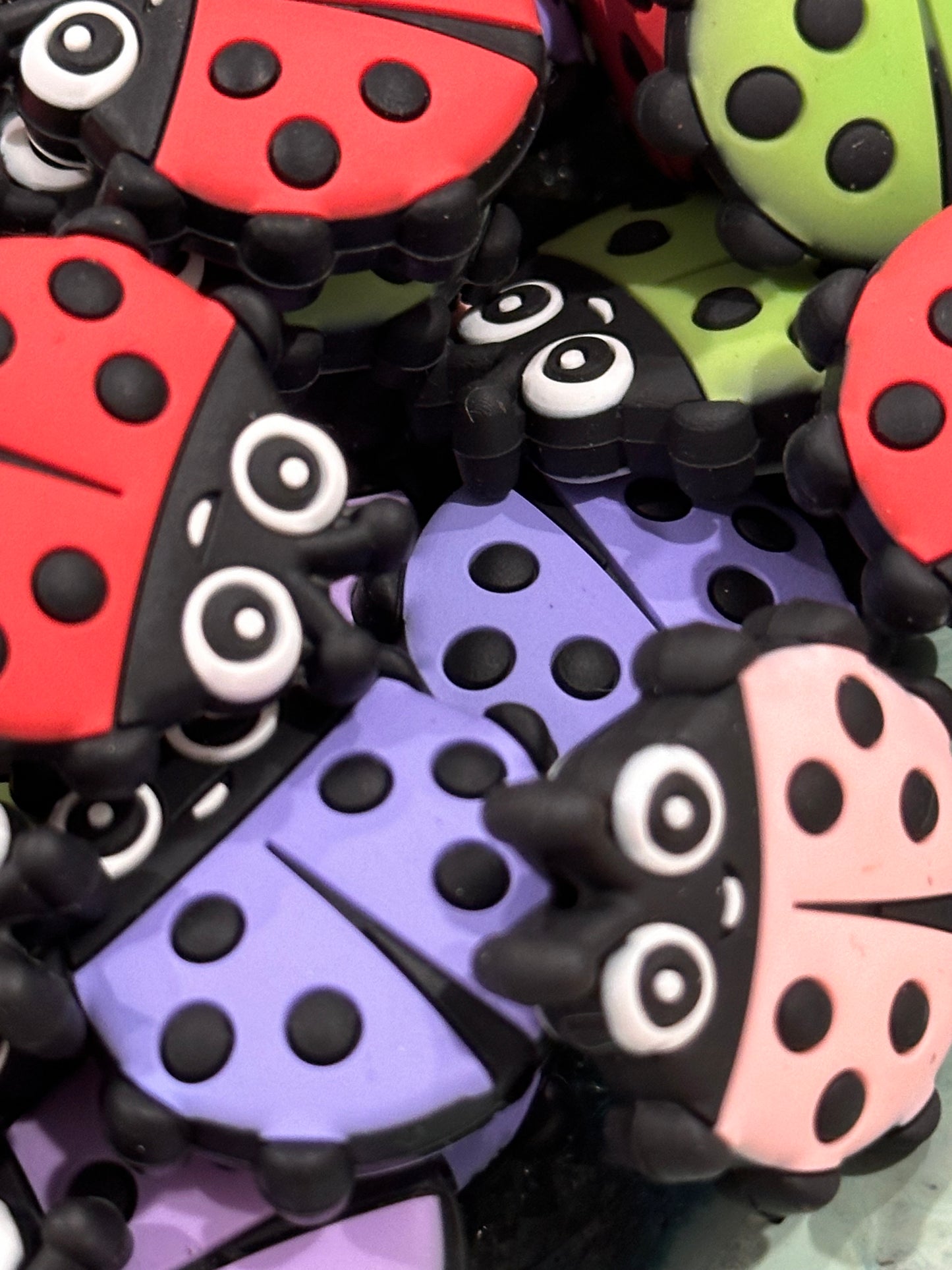 Lady bug shaped Focal Bead / ladybug