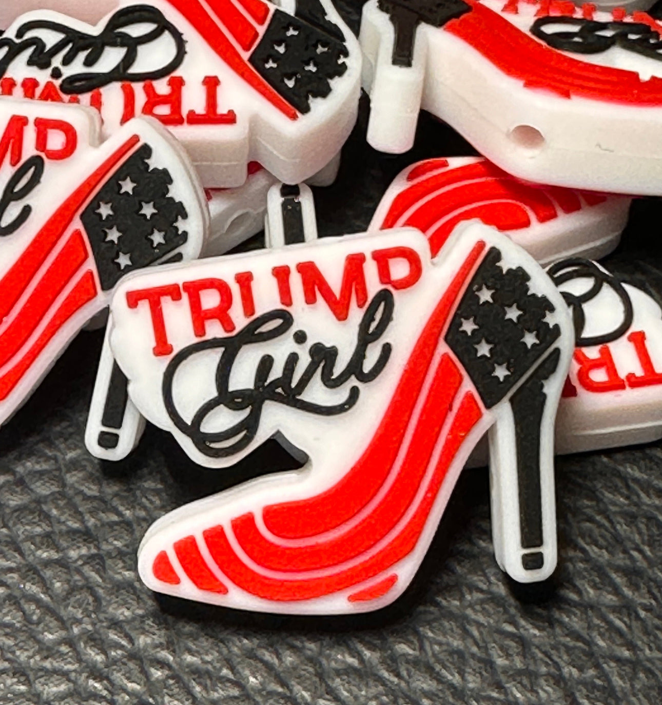 Trump Girl silicone bead/ President Donald Trump Focal Bead