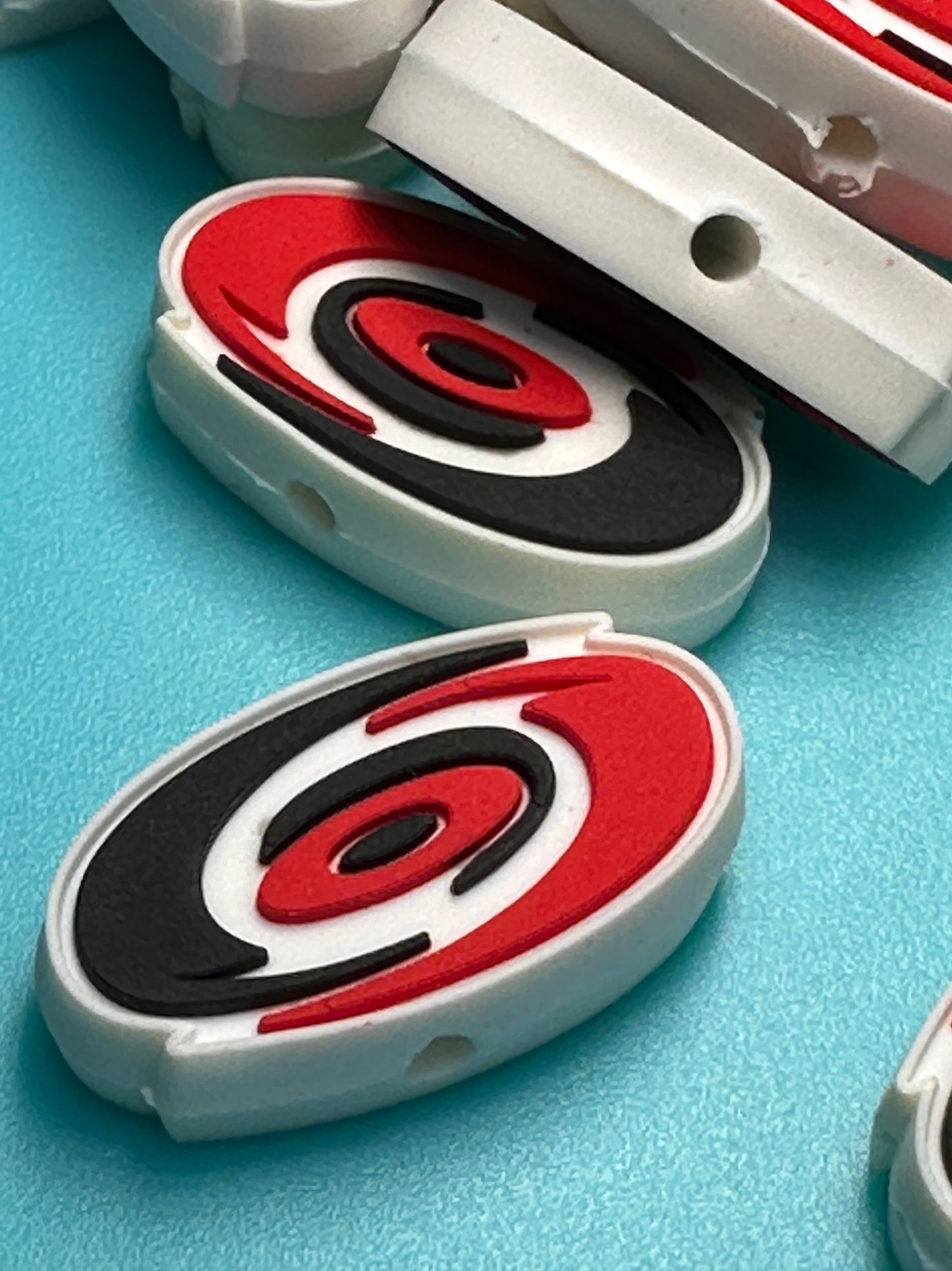 Carolina Hurricanes focal bead/ hockey/