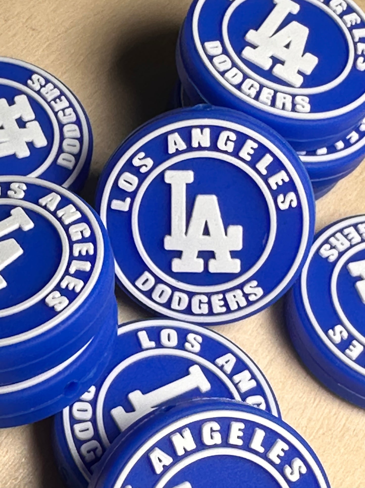 LA Dodgers focal bead/ baseball/ #2