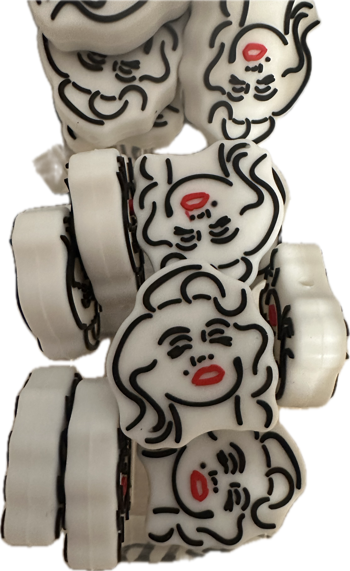 Blonde bombshell / MM/Marilynn focal bead/famous actress