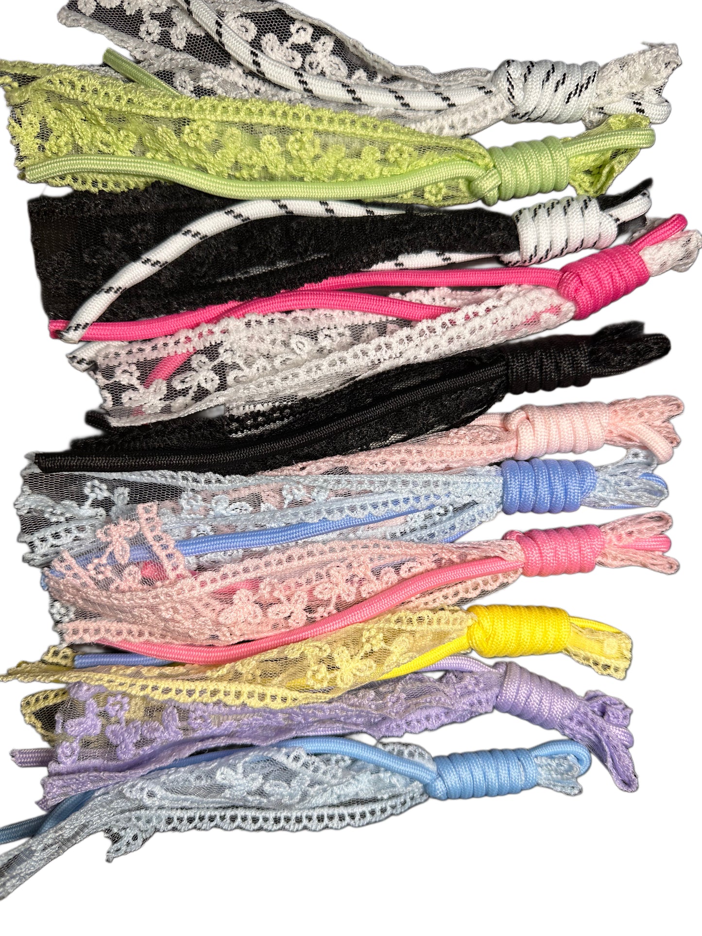 Keychain ropes to DIY your way/ 11 different colors/ ribbon included/ key holder/ bag charms DIY