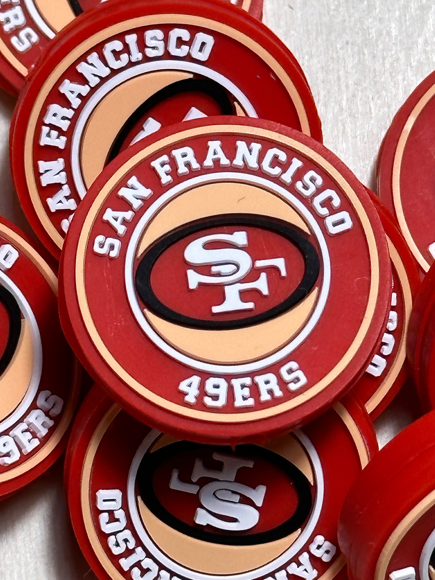 SF 49ers focal bead