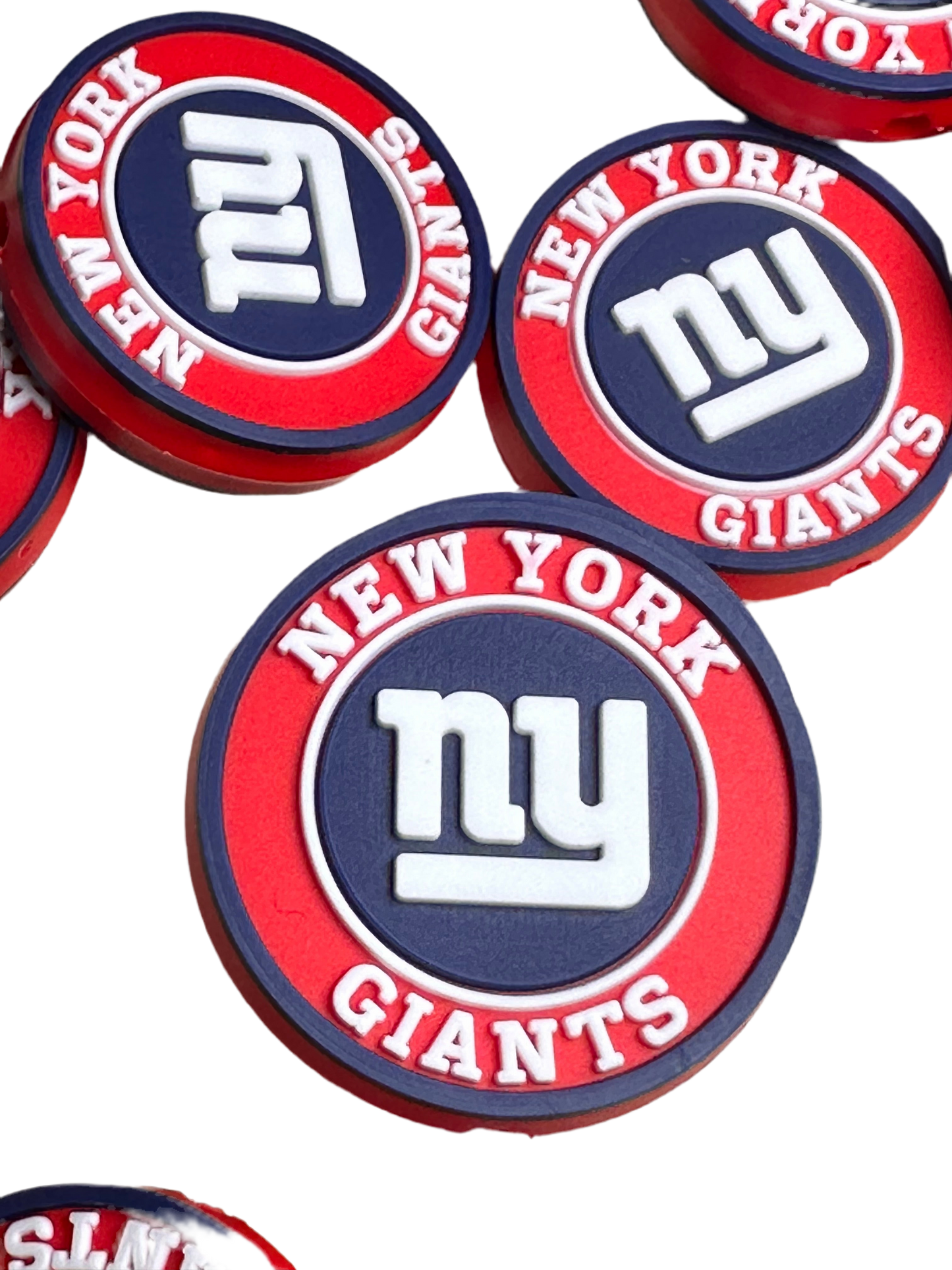 New York Giants focal bead / football