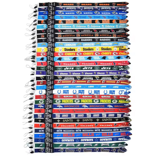 NFL Team Lanyard – Choose Your Favorite Team (32 Options)