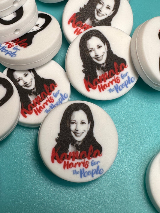 Kamala Harris / Presidential election Focal Bead / 2024 / design 14