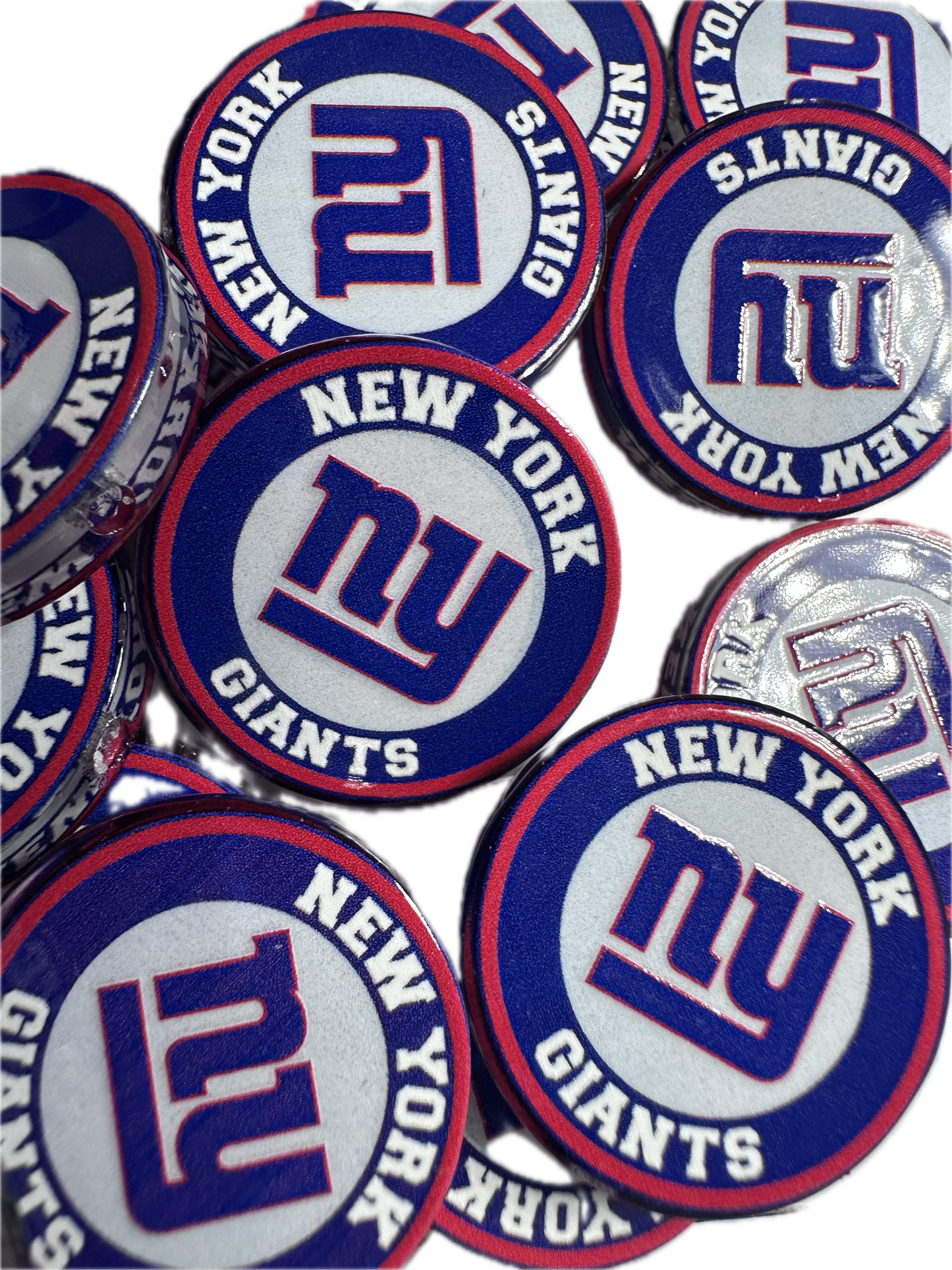 NY acrylic focal bead- set of 2/ focal bead/ pen beading / keychain bead