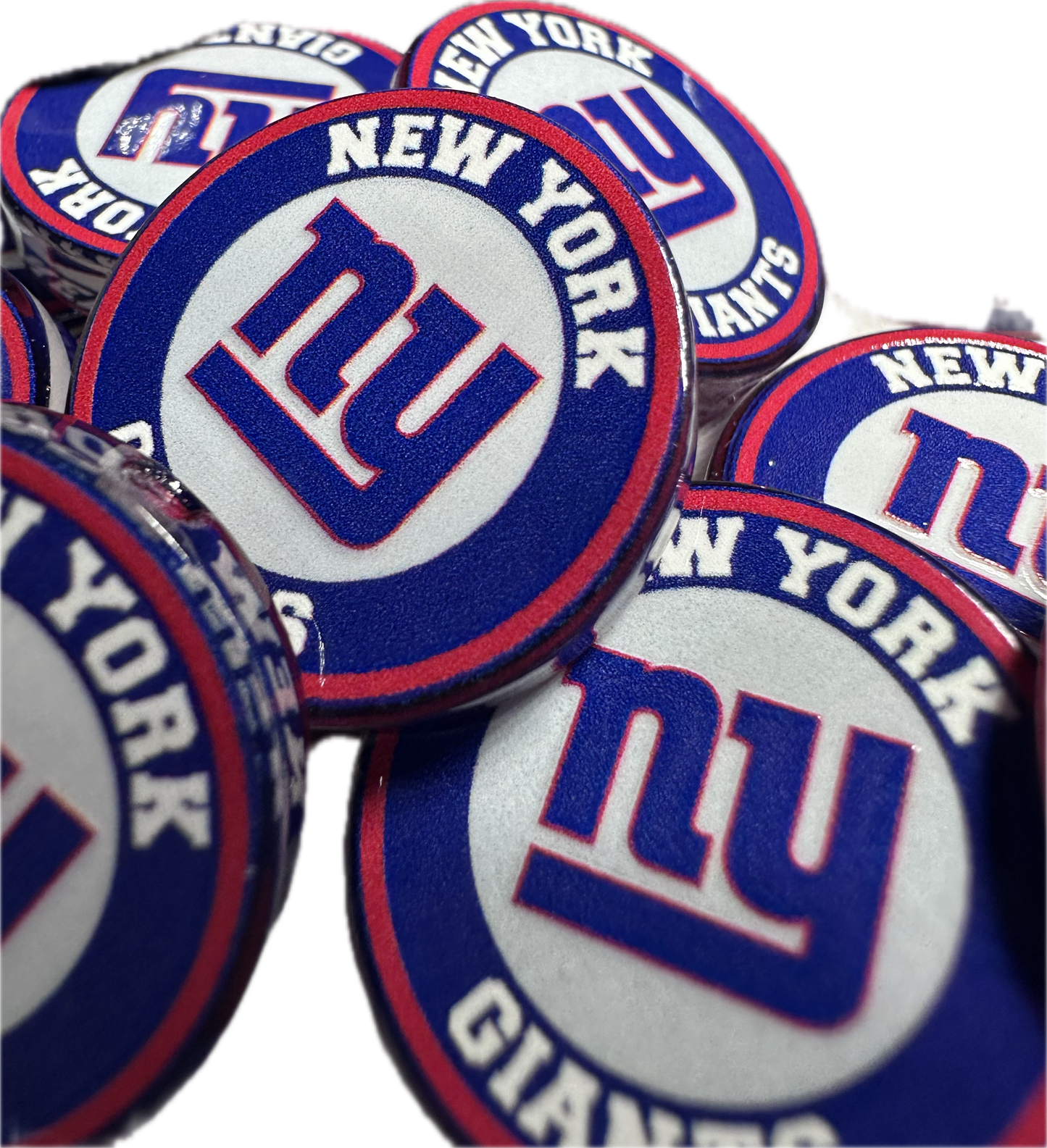 NY acrylic focal bead- set of 2/ focal bead/ pen beading / keychain bead