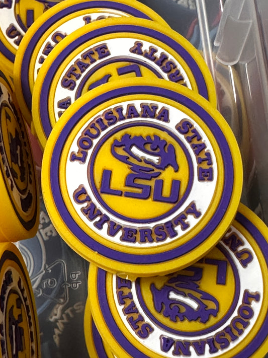 Round New Orleans Saints Football team focal bead / football