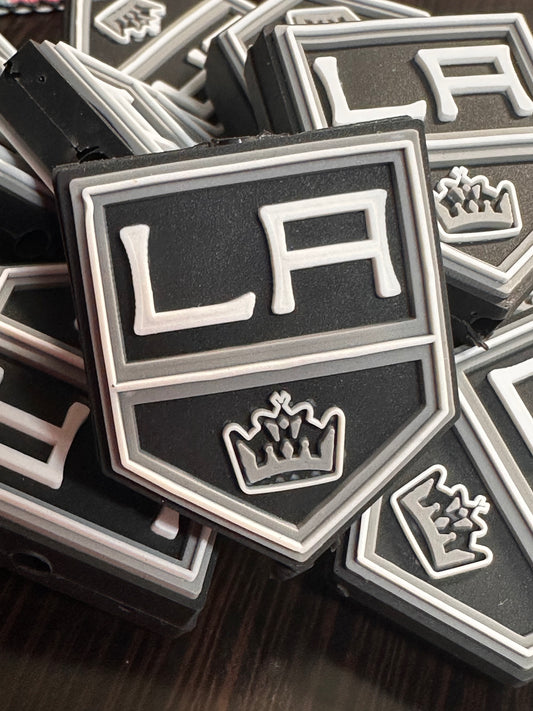 NEW LA Kings focal bead / round focal/ ice hockey team