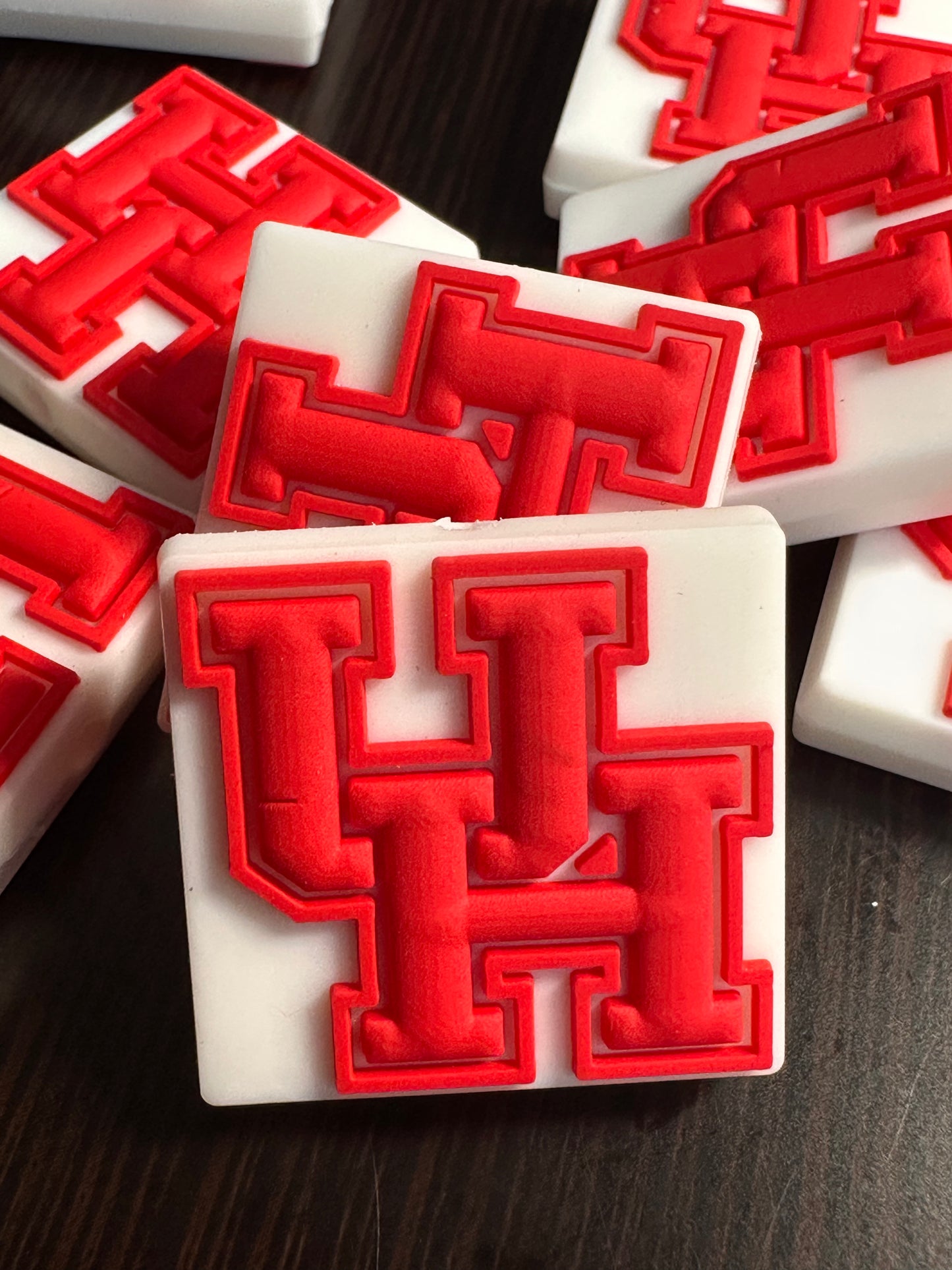 University of Houston focal bead / UH/ Coogs / Houston
