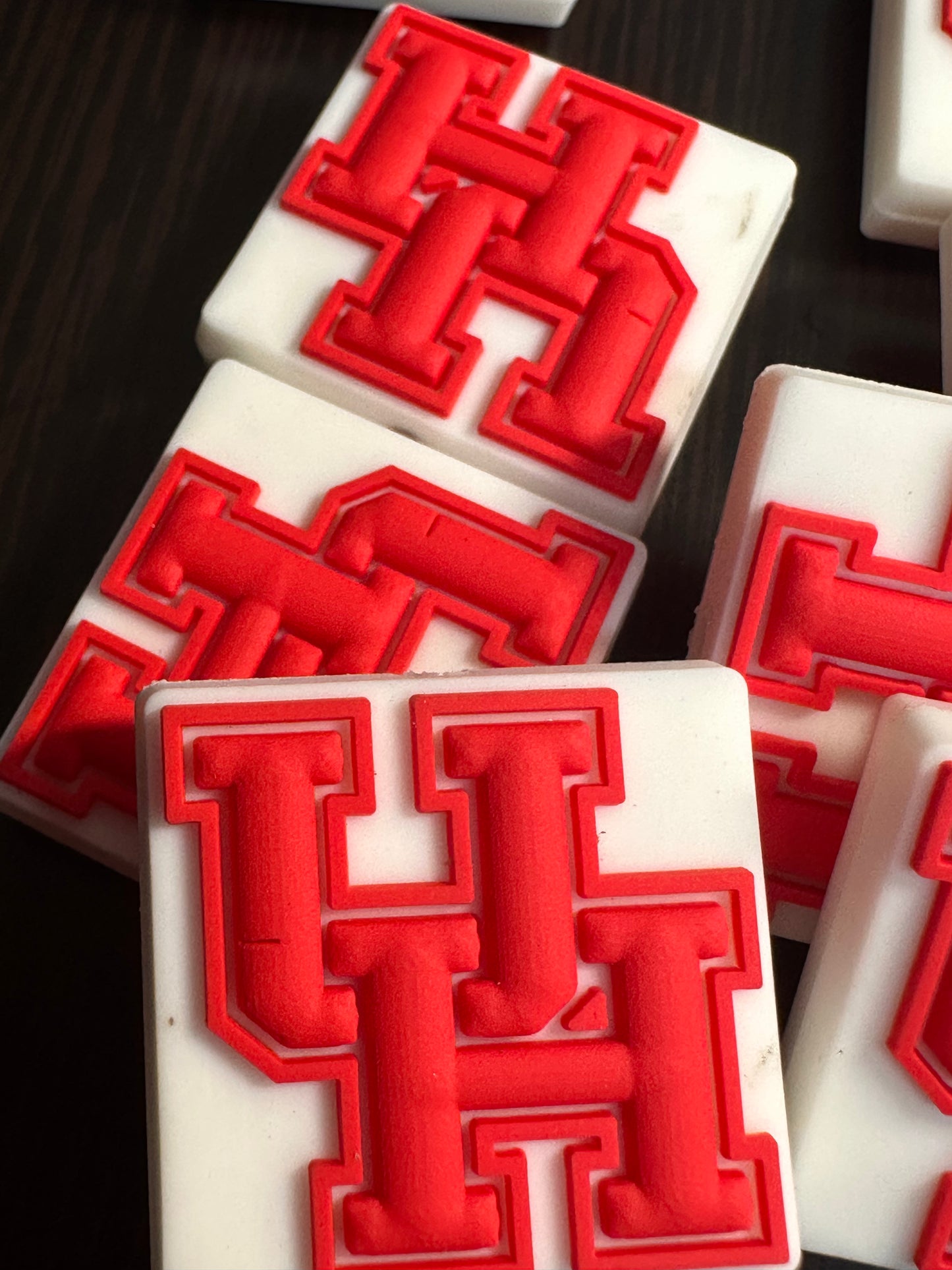 University of Houston focal bead / UH/ Coogs / Houston