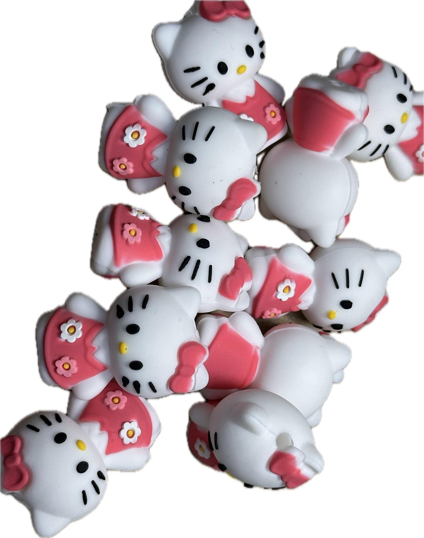 3D cute cat silicone focal bead/ kitten/ cat lover #2