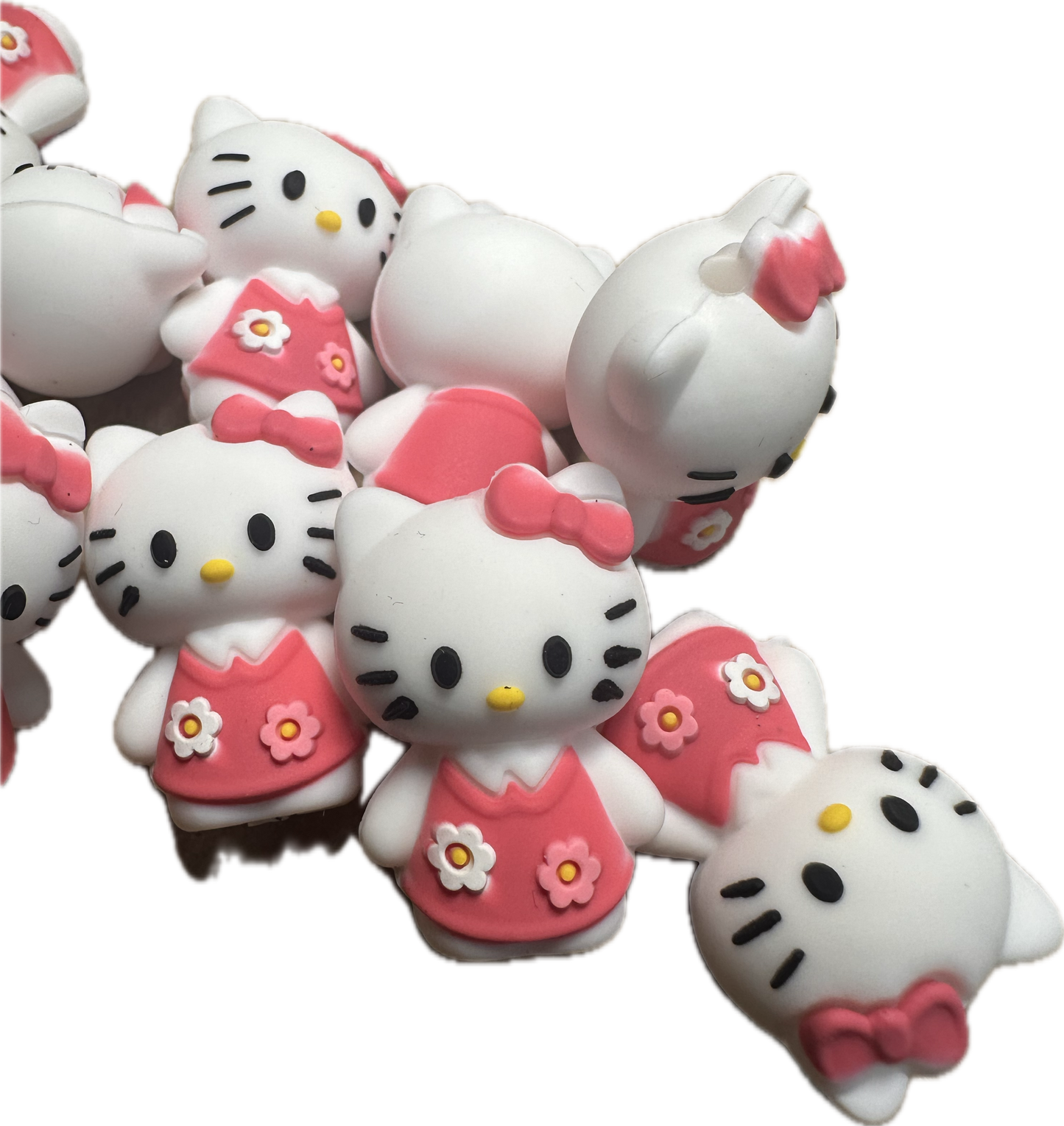 3D cute cat silicone focal bead/ kitten/ cat lover #2