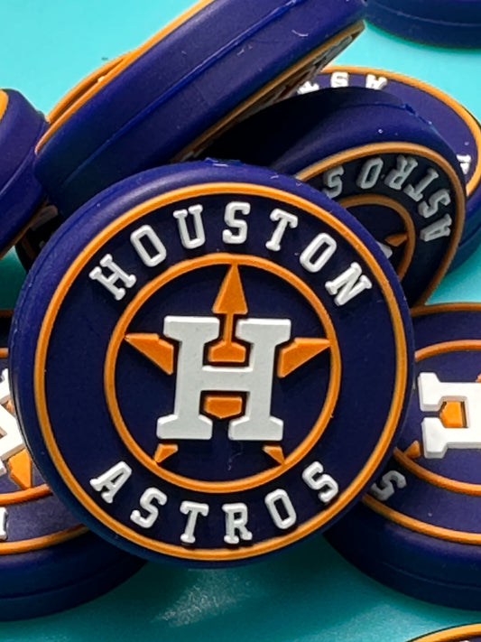 Houston Astros focal bead/ baseball