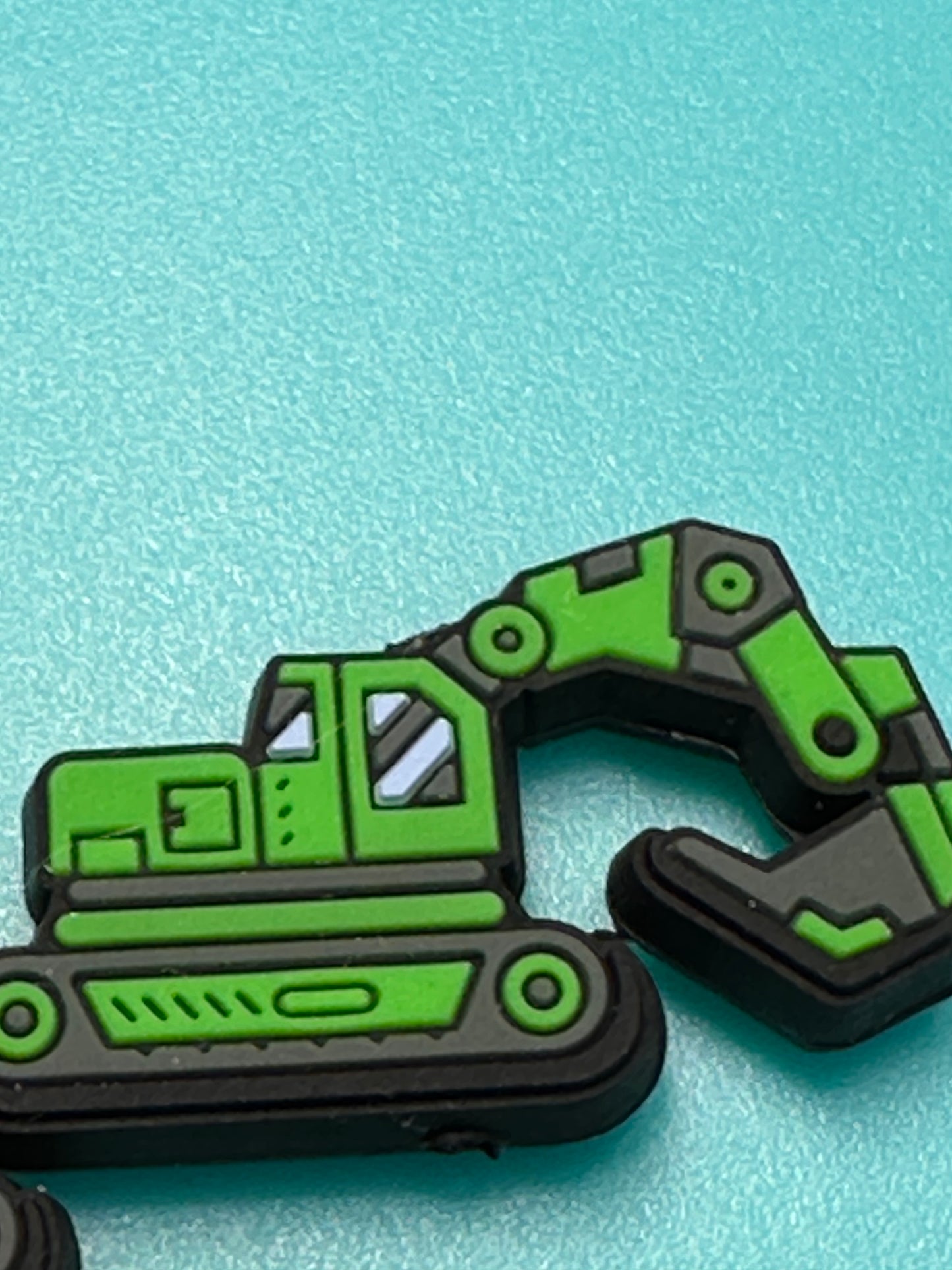 Excavation/excavator/digger/dirt mover / heavy equipment/ diesel focal bead/ silicone bead for pen beading