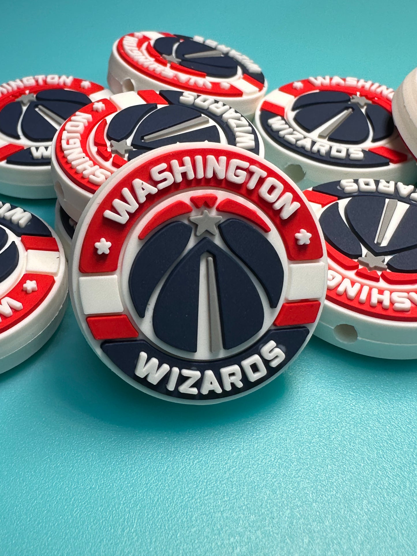 Washington Wizards focal bead / basketball