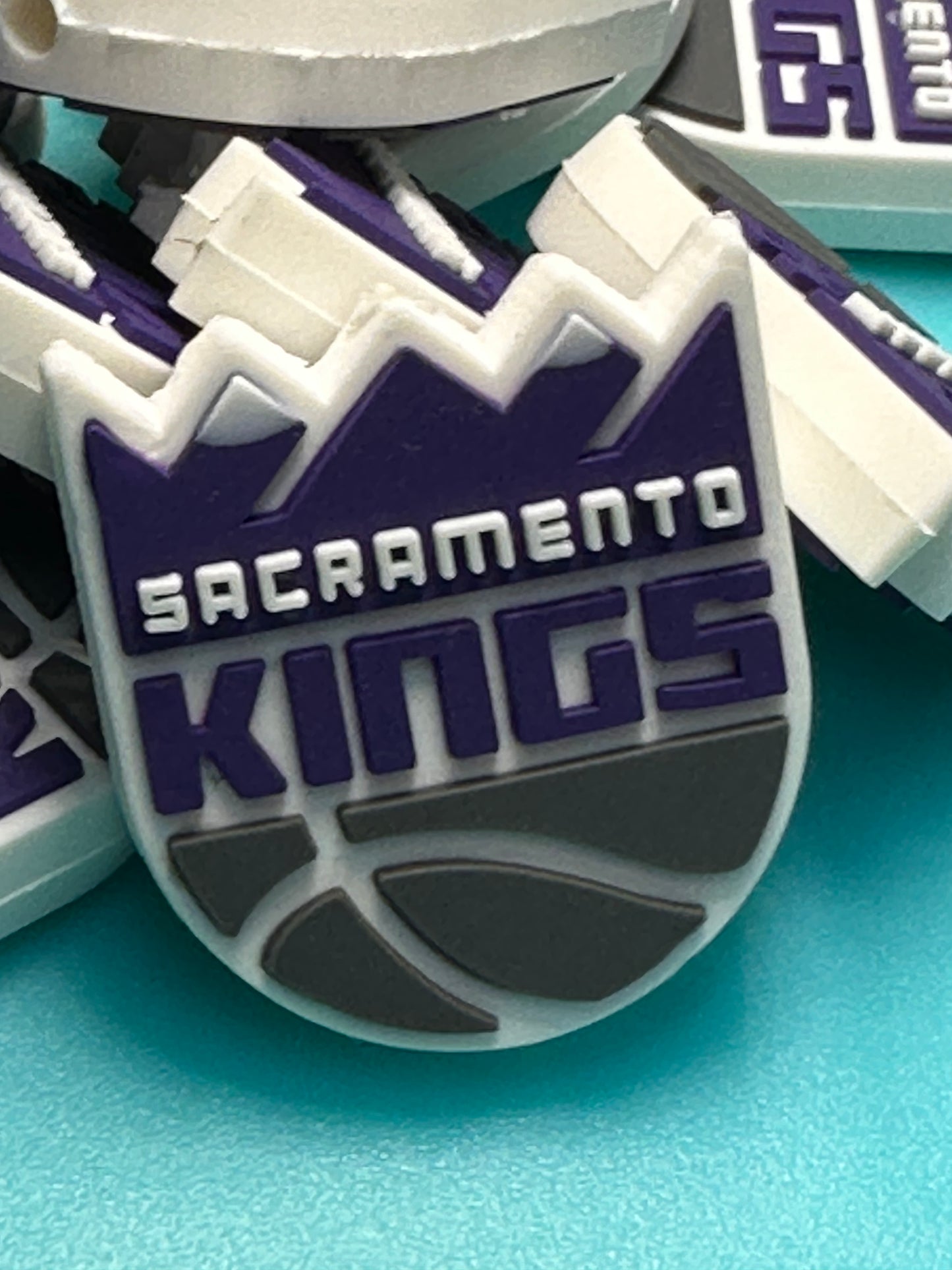 Sacramento Kings focal bead / basketball