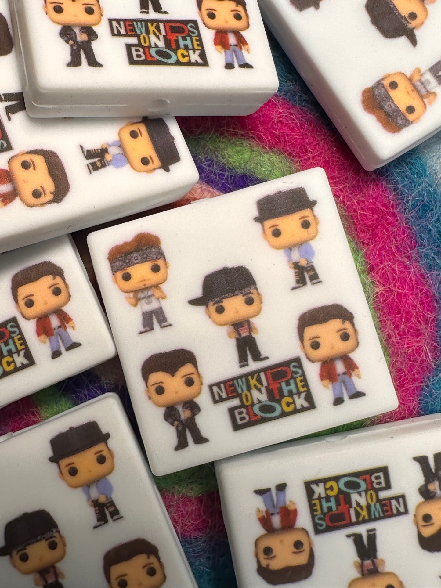 NKOTB NEW KIDS ON THE BLOCK focal bead design 3