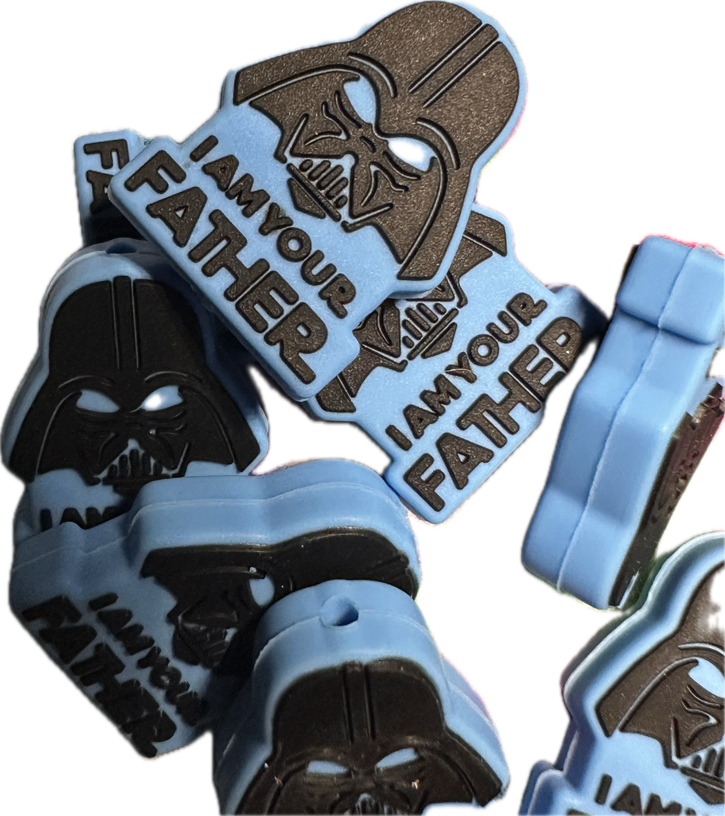 Father Focal Bead/ beadable pen/ Silicone  bead/ keychain bead/ ribbon/ dad/ papa